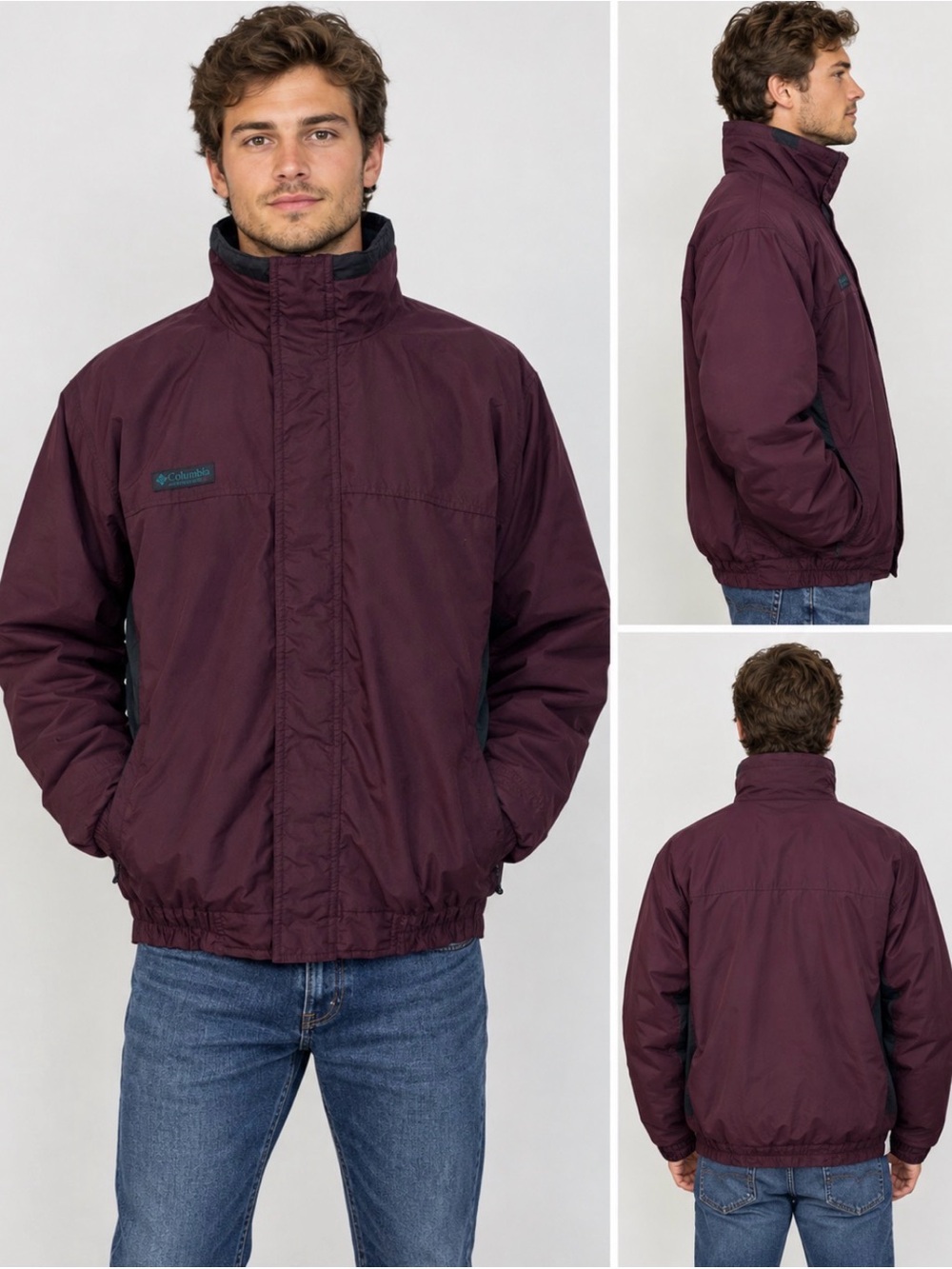 Vintage 90's Columbia Sportswear 3 in 1 Interchangeable Bugaboo Ski Jacket S…